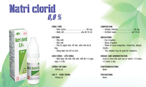 Dược sĩ hướng dẫn sử dụng thuốc natri clorid