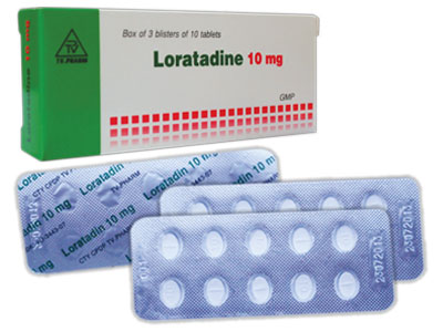 Sử dụng thuốc kháng dạng nước Loratadin trị dị ứng hiệu quả