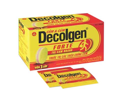 Điều trị cảm cúm nhanh chóng nhờ tác dụng của thuốc Decolgen