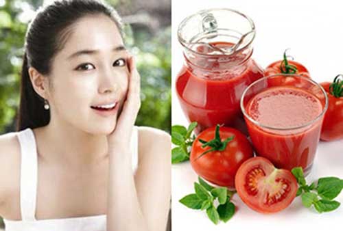 Nước ép cà chua có tác dụng điều trị tàn nhang hiệu quả