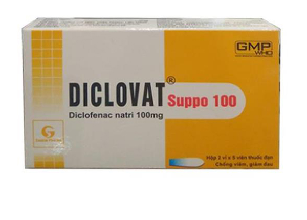 Diclovat 100mg Suppo – Thuốc điều trị viêm hiệu quả