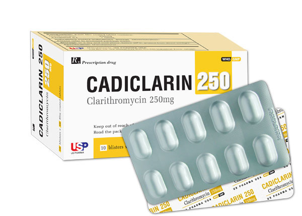 Clarithromycin hàm lượng 250mg