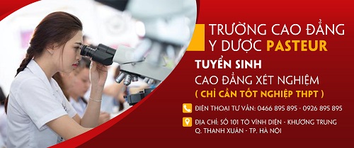 Hồ sơ xét tuyển Cao đẳng xét nghiệm