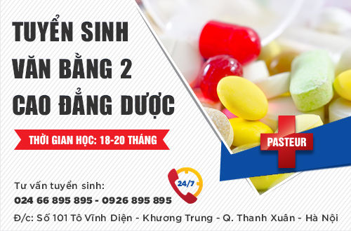 Địa chỉ tuyển sinh văn bằng 2 Cao đẳng Dược