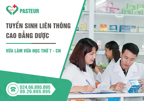 Tuyển sinh Liên thông Cao đẳng Dược học thứ 7 chủ nhật