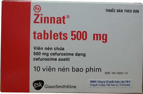 Liều lượng dùng thuốc Zinnat tablets 500mg cho người lớn