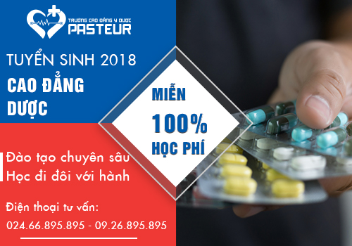 Miễn giảm học phí Cao đẳng Dược khi đăng ký học năm 2018