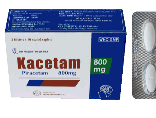 Tác dụng của thuốc Kacetam 800mg